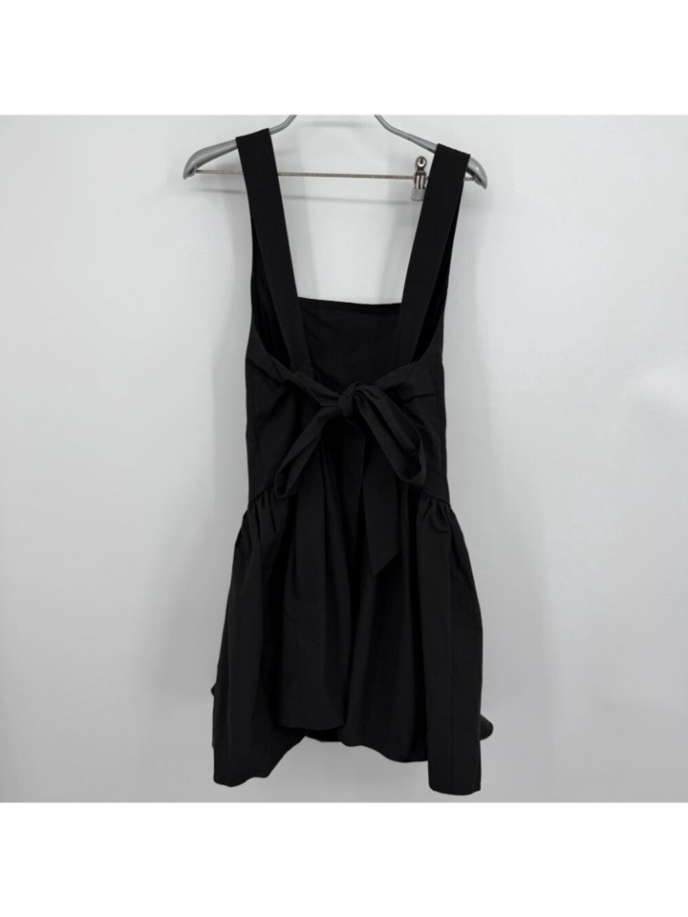 OPT One Pretty Thing Black Sleeveless Savvas Tie Shoulder Mini Dress size S NWT - Picture 9 of 9